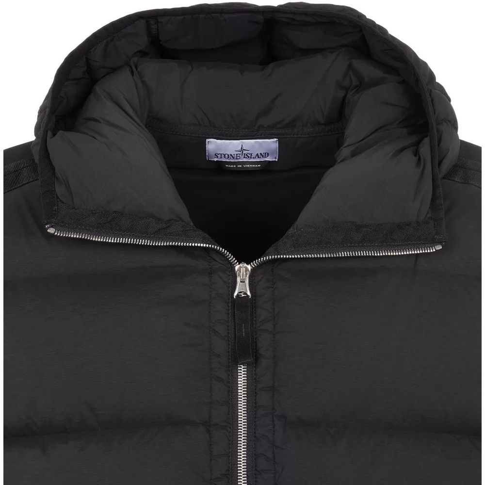 Stone Island Black Nylon Jacket for Elevated Urban Style