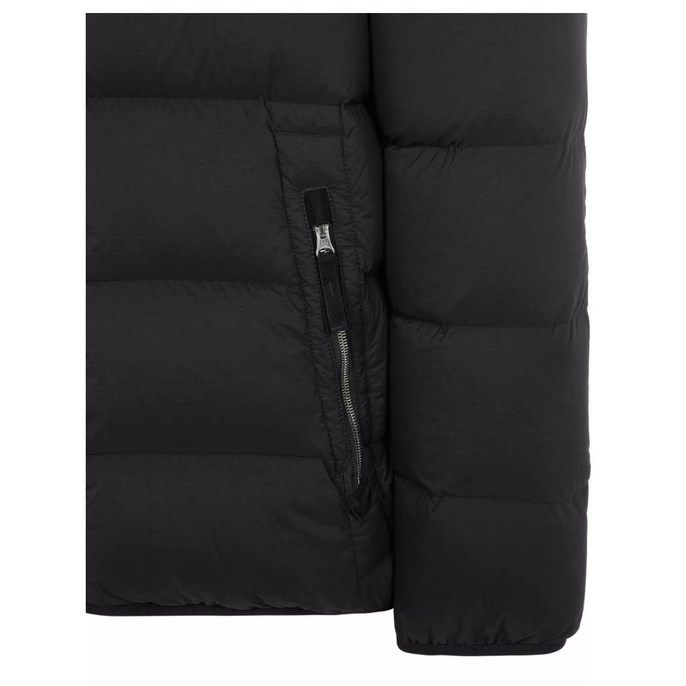 Stone Island Black Nylon Jacket for Elevated Urban Style