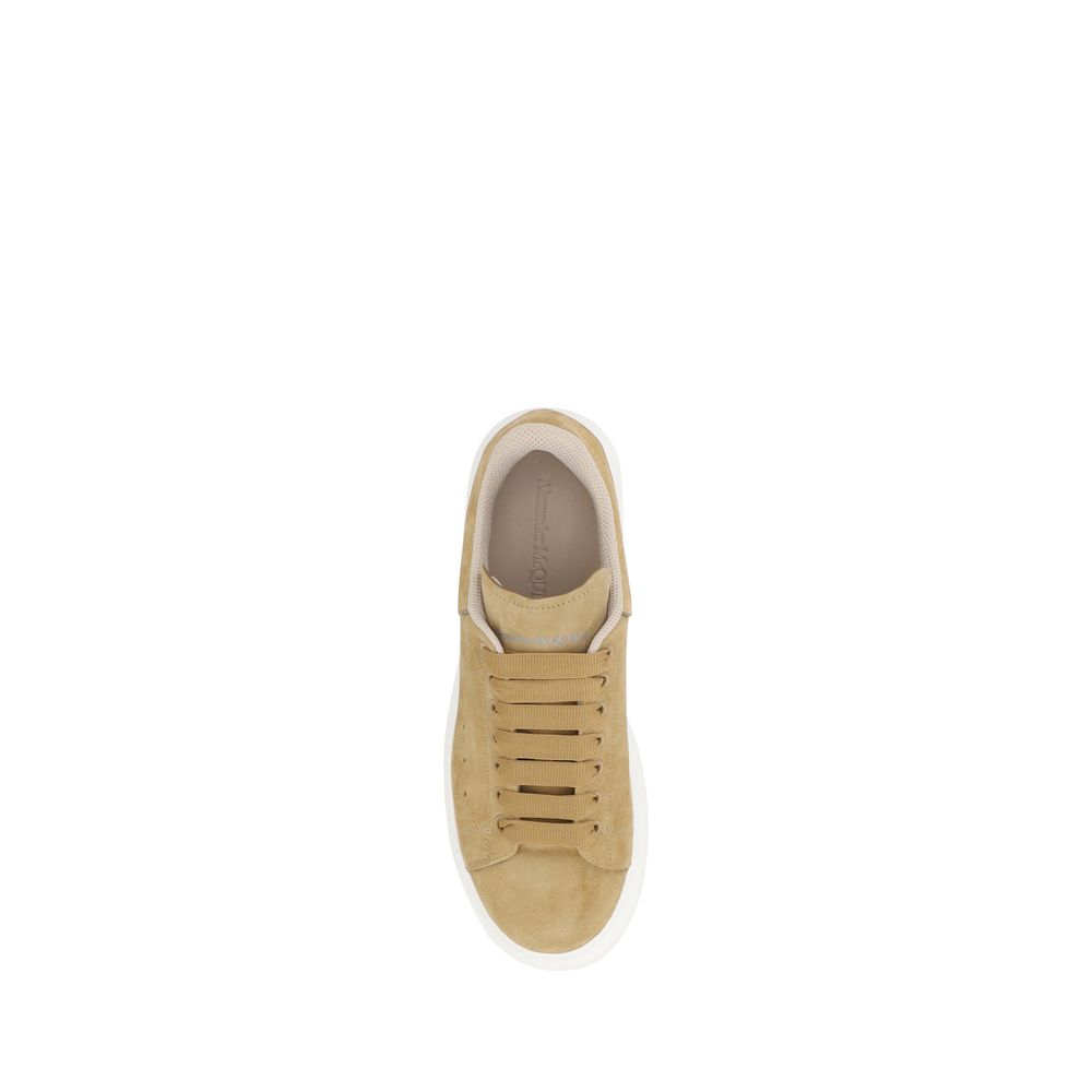 Alexander McQueen Black Suede Leather Sneakers for Elevated Style