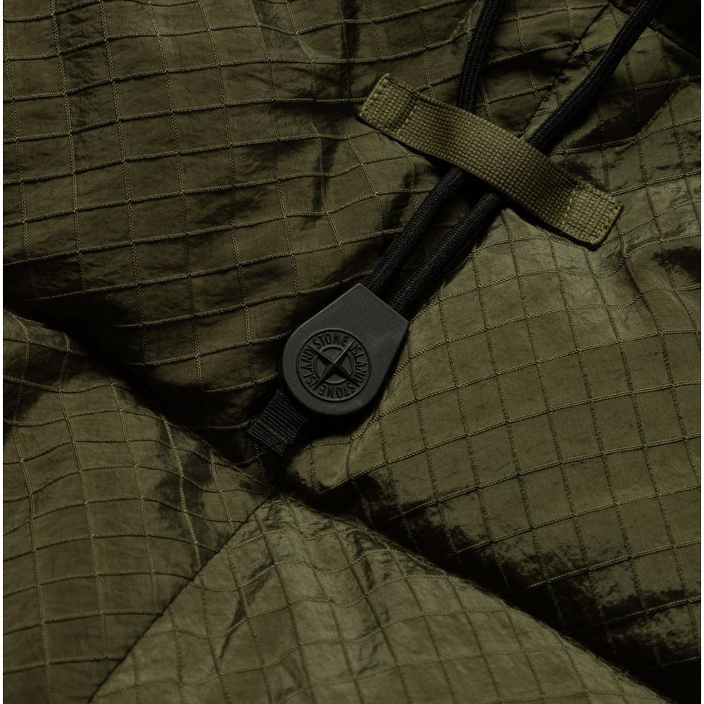 Stone Island Green Nylon Jacket for Elevated Style
