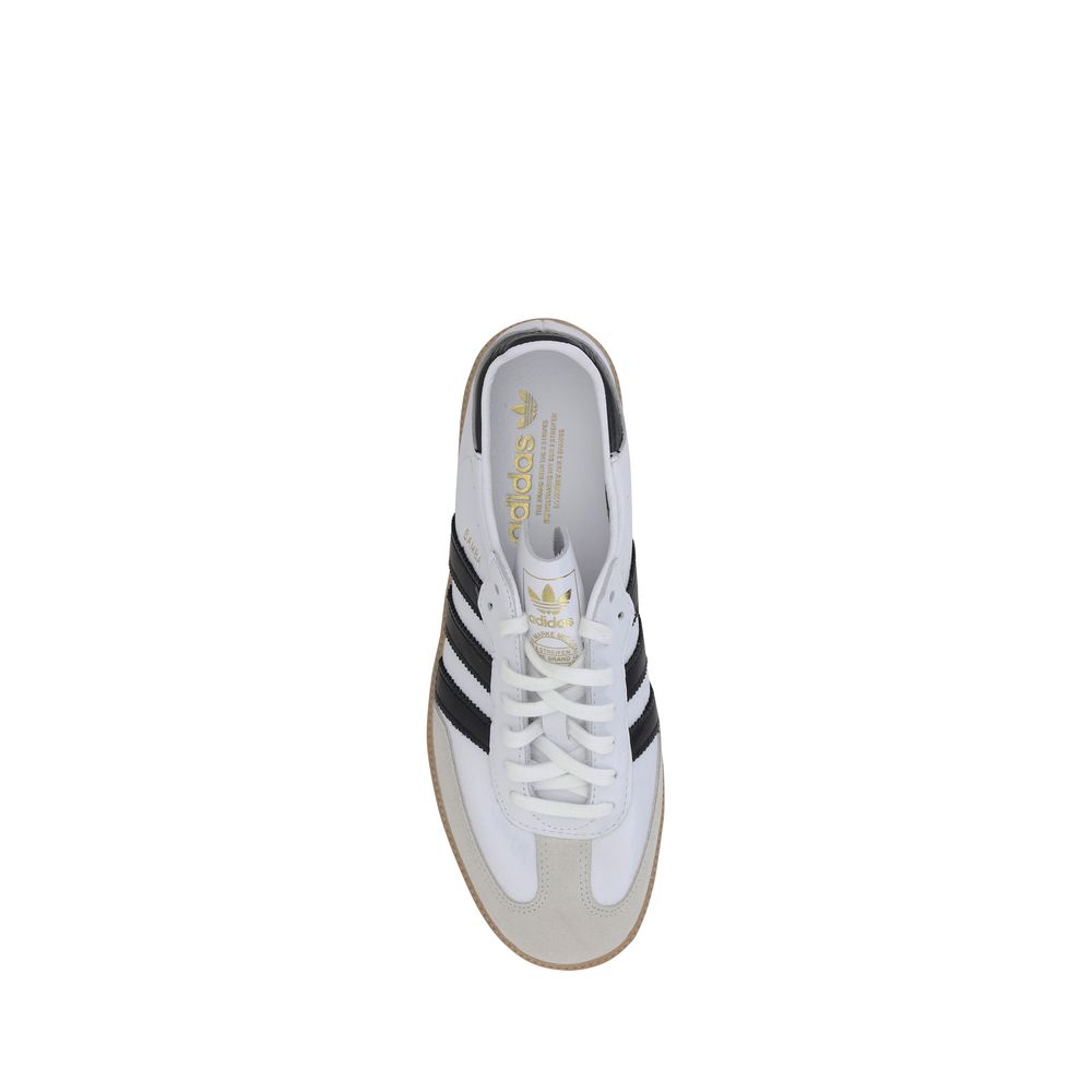 Adidas White Leather Samba Decon Sneakers – Unmatched Elegance Redefined