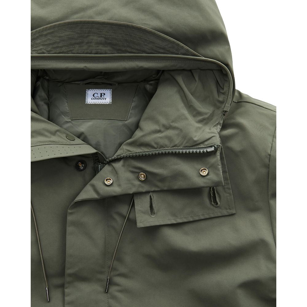 C.P. Company Green Nylon Jacket with Luxe Insulation