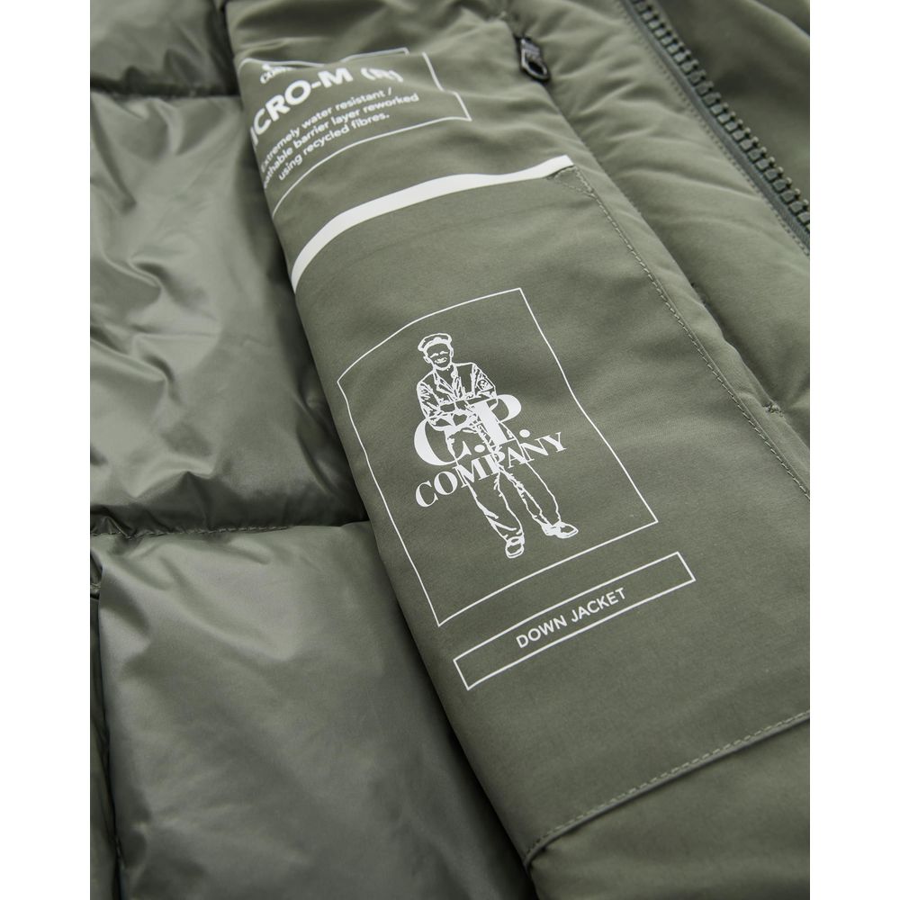 C.P. Company Green Nylon Jacket with Luxe Insulation