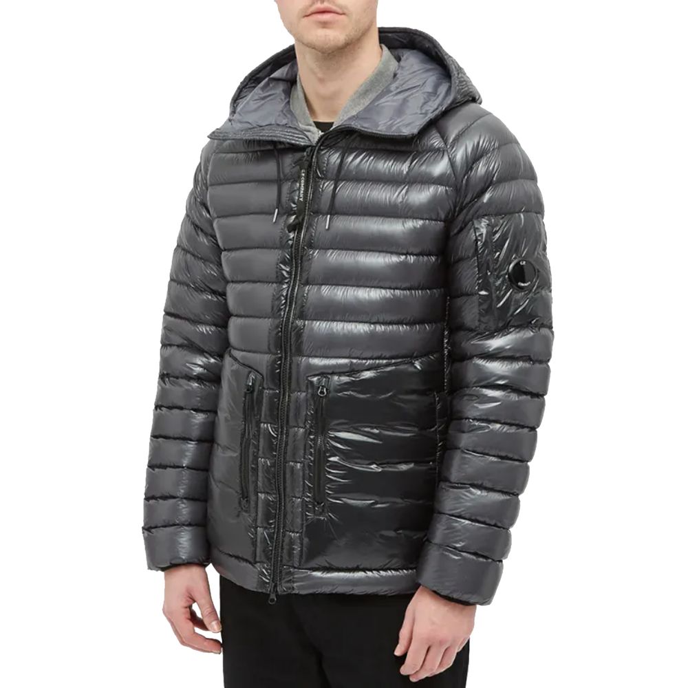 C.P. Company Gray Nylon Jacket for Timeless Sophistication