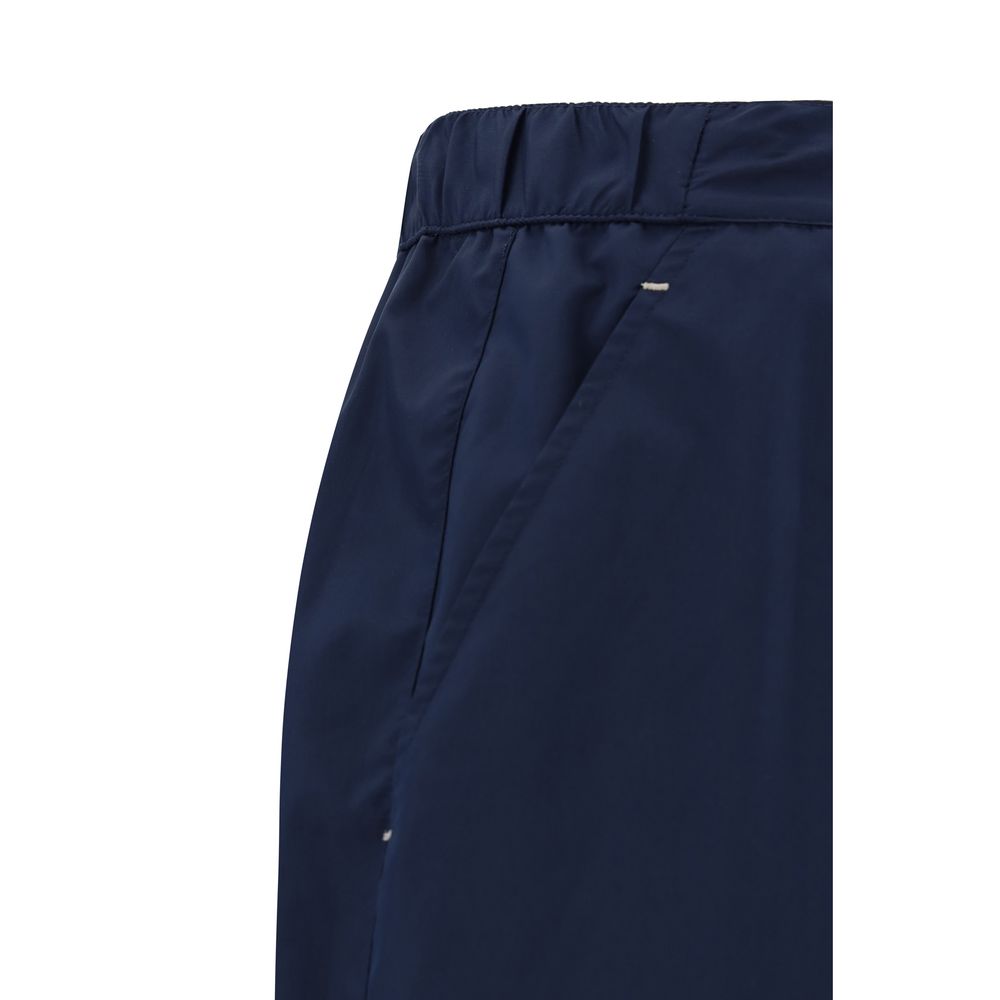 Brunello Cucinelli Grey Wool Pants for Elevated Sophistication