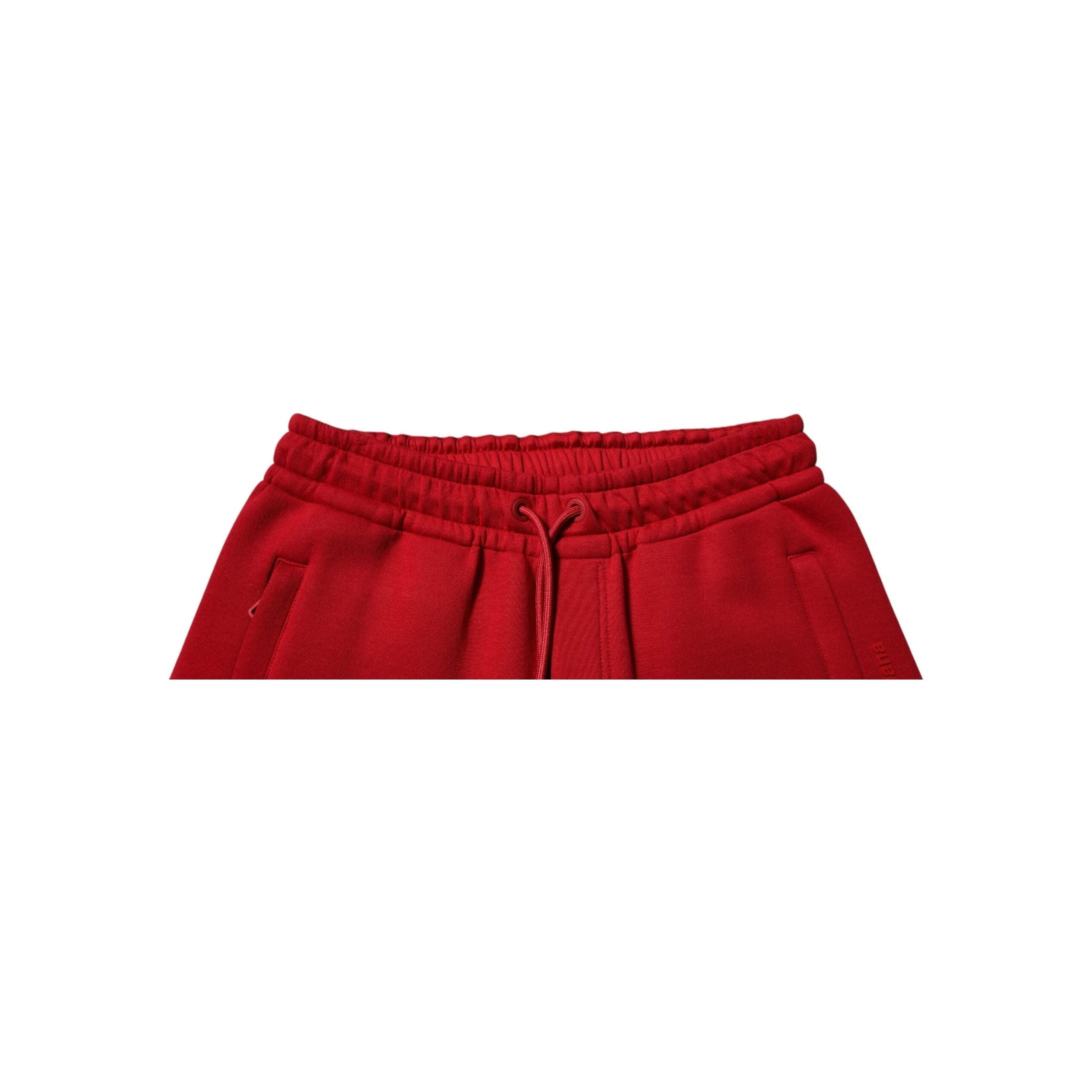 Dolce & Gabbana Red Cotton Jogger Jogging Pants Elegance