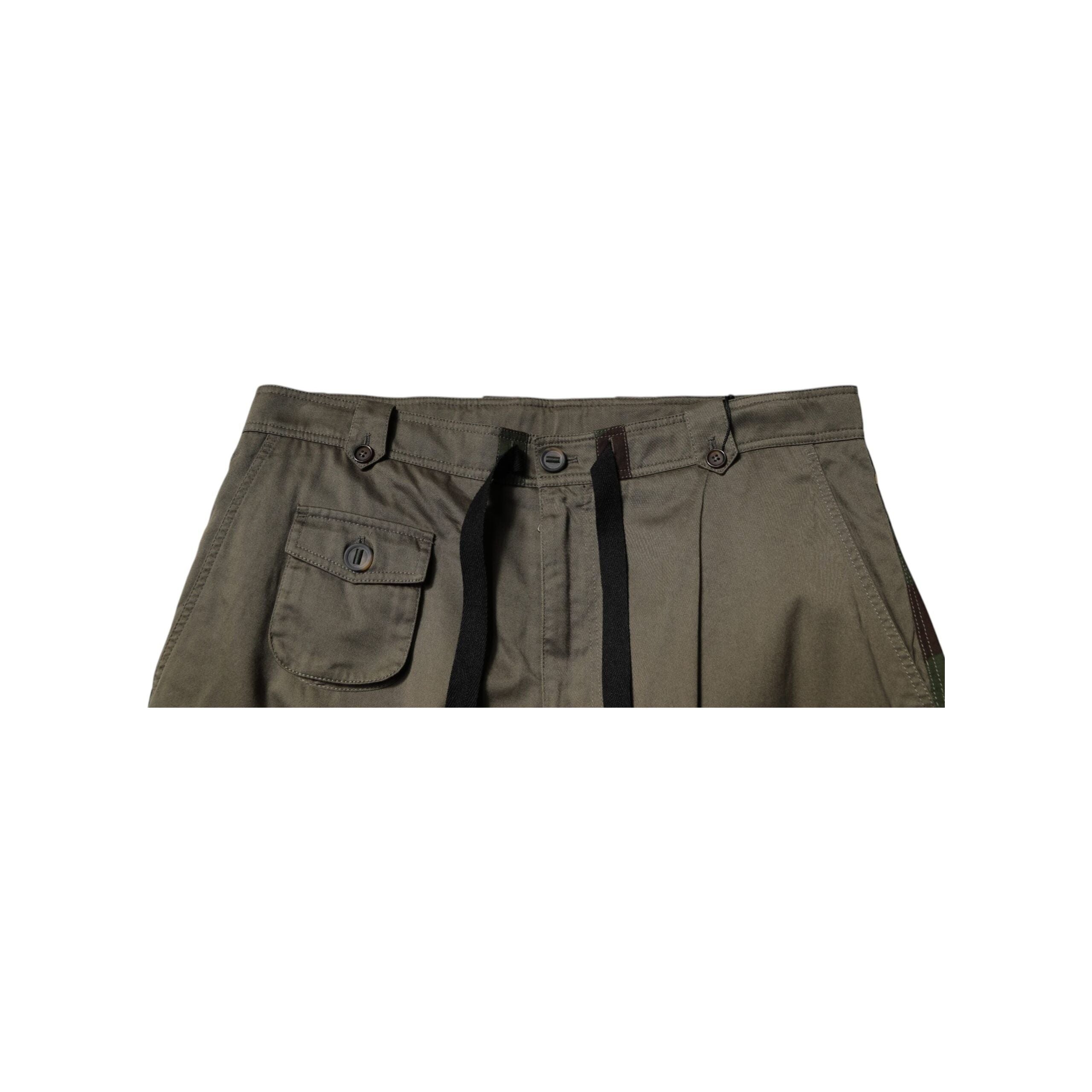 Dolce & Gabbana Multicolor Cotton Cargo Pants