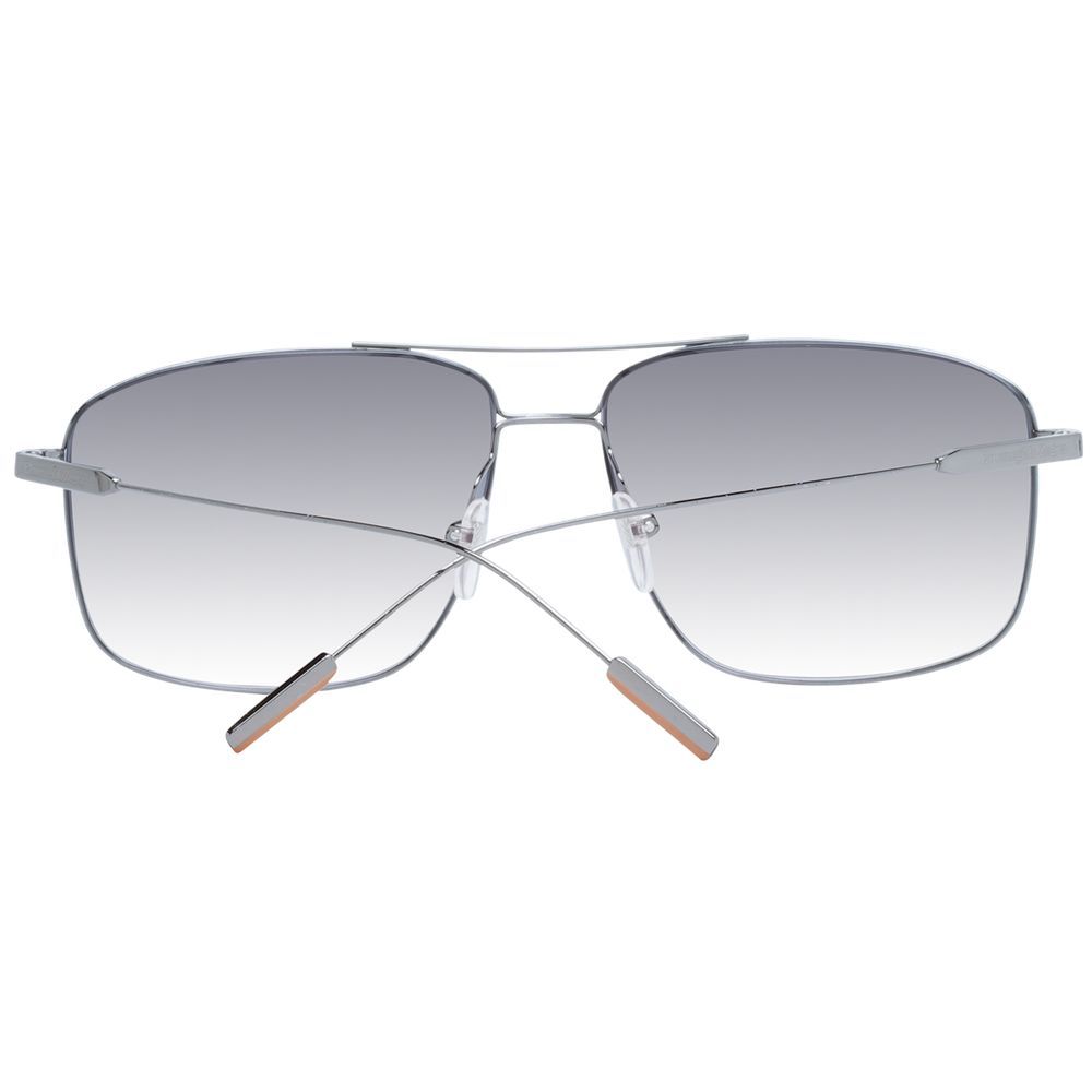 Ermenegildo Zegna Gray Metal Sunglasses - Timeless Elegance