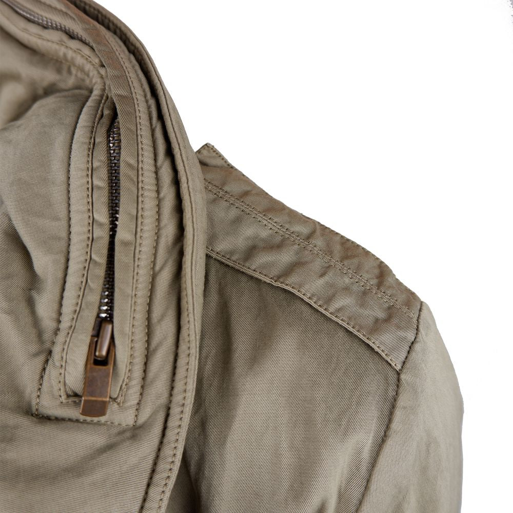 C.P. Company Army Green Cotton Jacket in Luxe Minimal Design