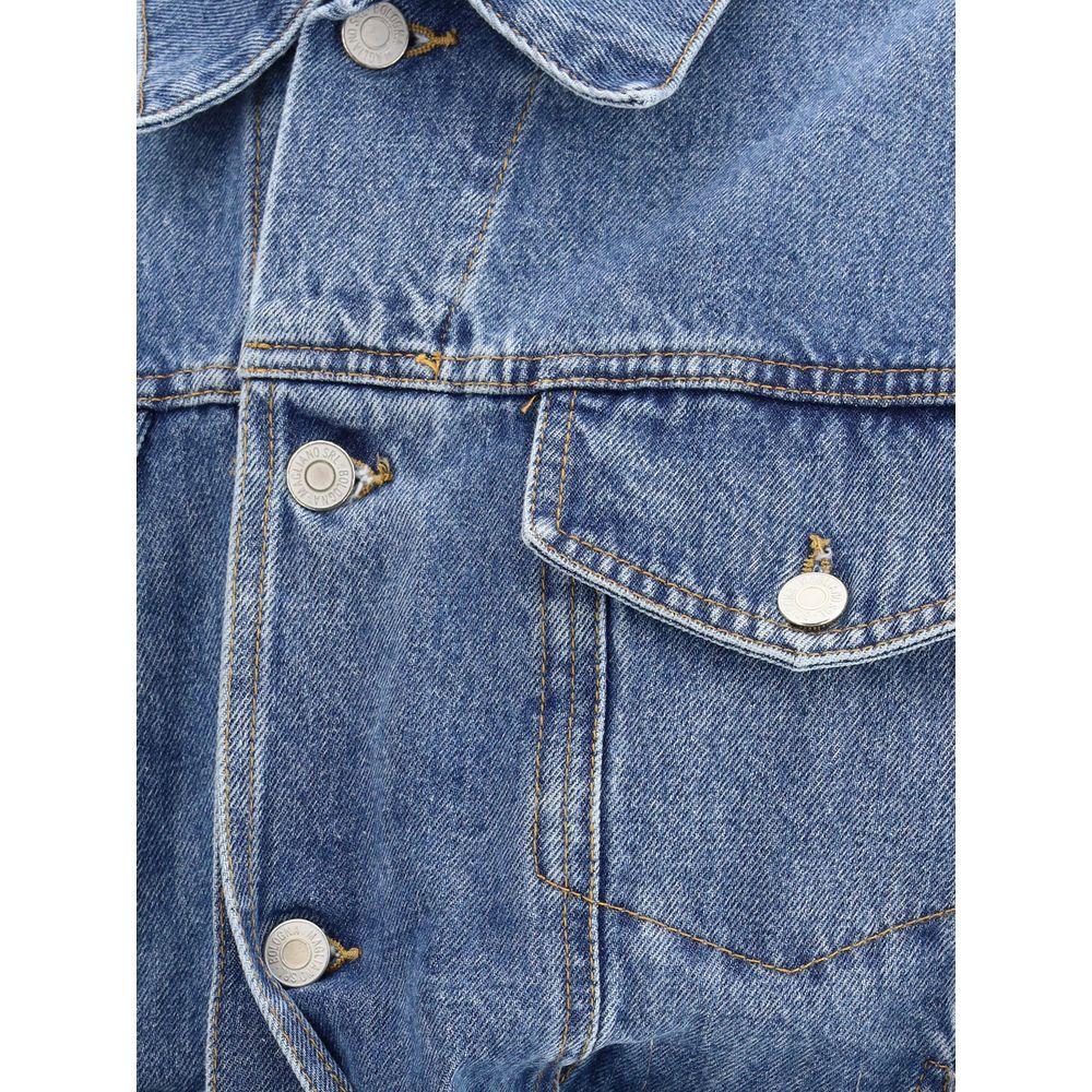 Magliano Blue Denim Level Jacket - Contemporary Elegance Redefined