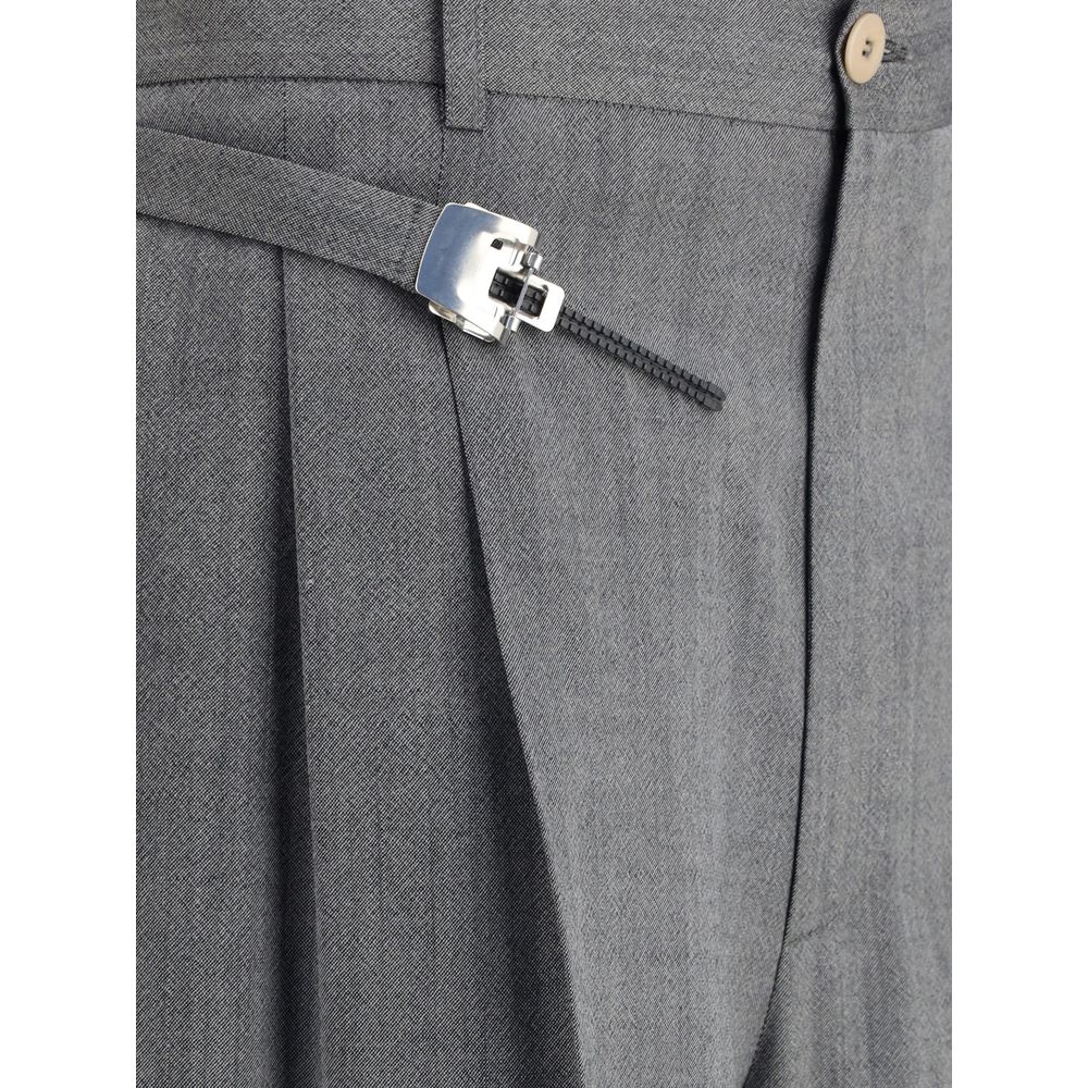 Magliano Grey Wool Shorts: Refined Luxury for Elevated Style