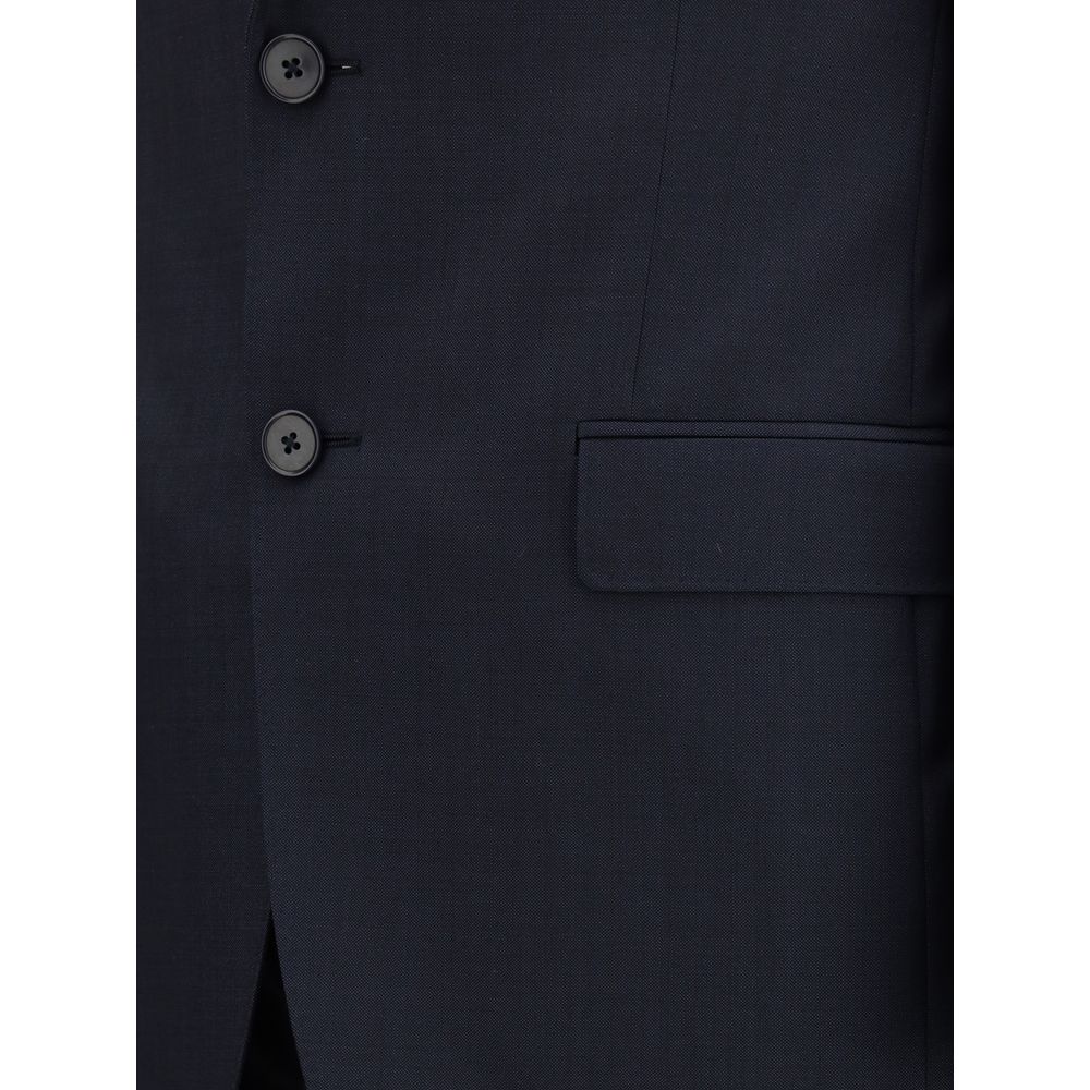 ZEGNA Navy Wool Suit for Elevated Sophistication