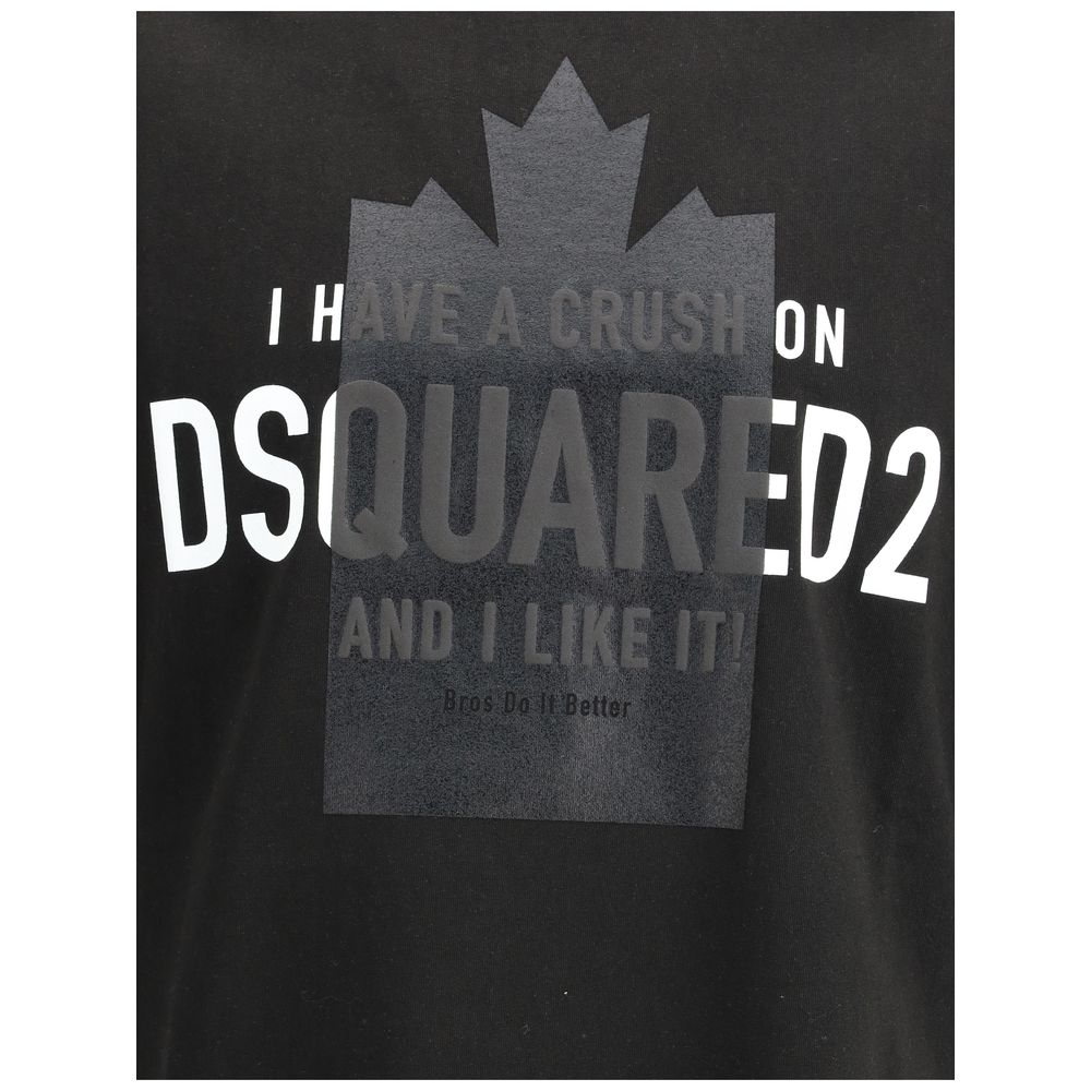 Dsquared² White Cotton T-Shirt for Elevated Casual Chic
