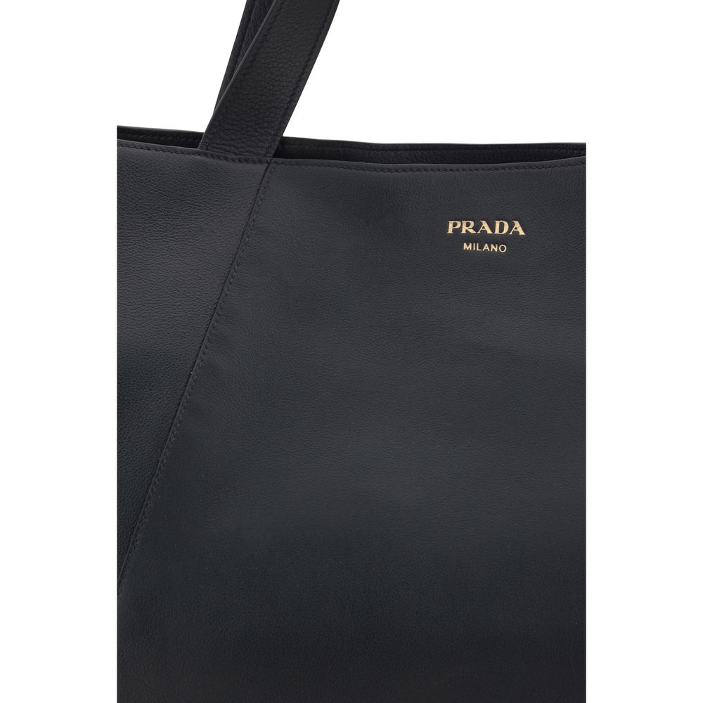 Prada Red Leather Tote Bag - Timeless Elegance Redefined