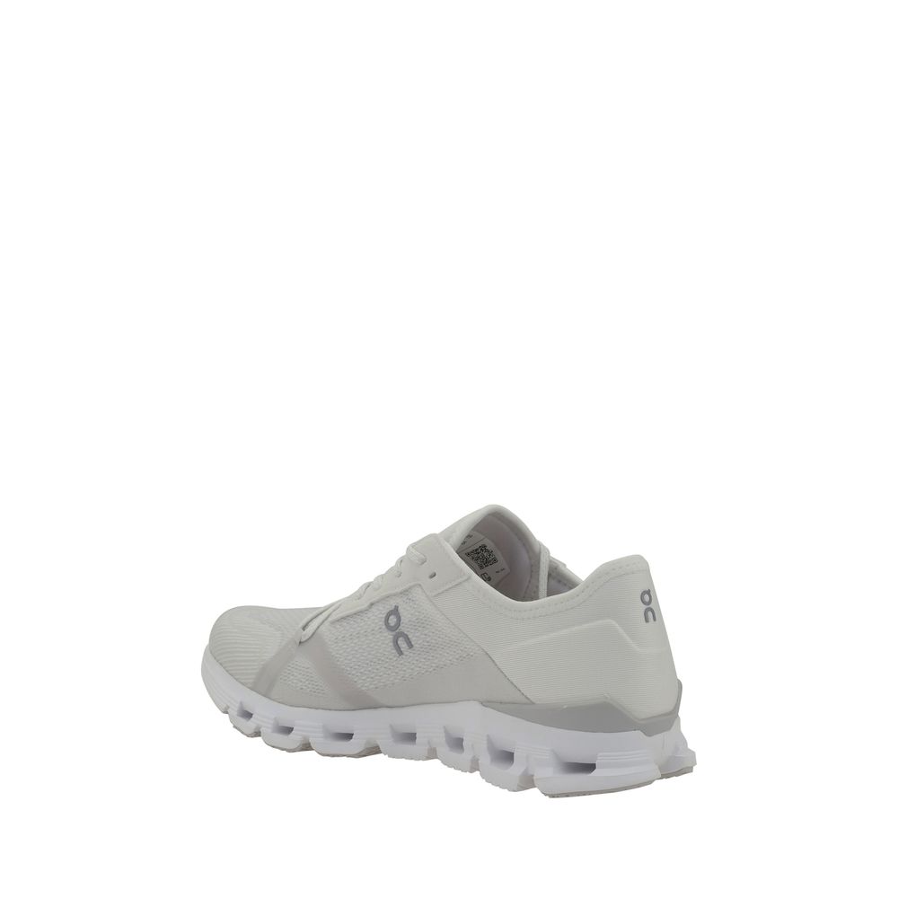 ON Cloud X 4 White Mesh Sneakers - Luxury Athletic Footwear