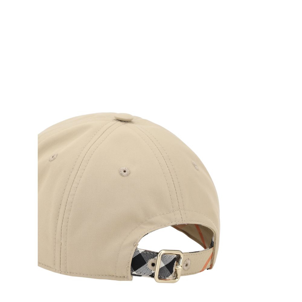 Burberry Navy Cotton Baseball Hat for Elevated Casual Style