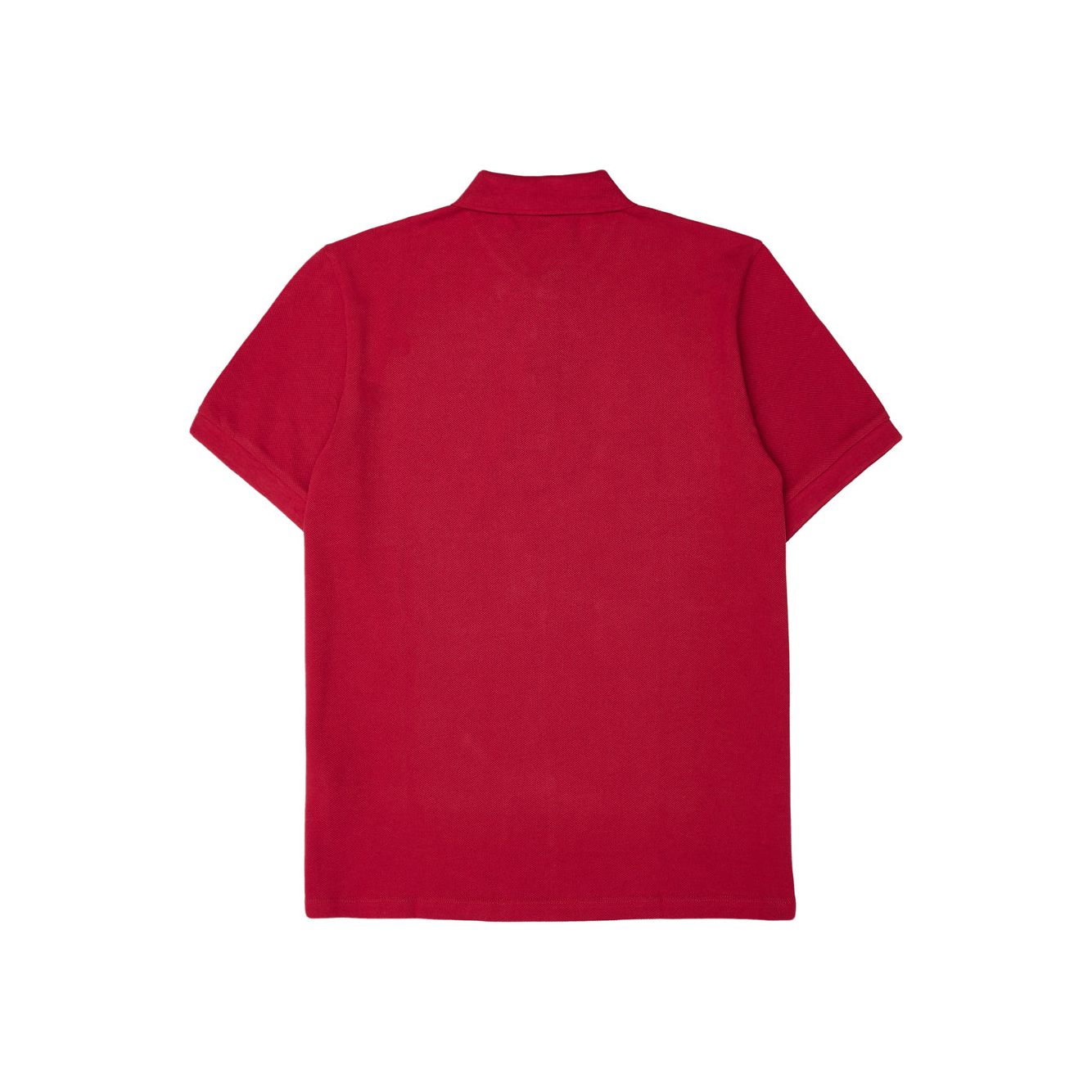 Burberry Red Cotton Collared Polo Shirt for Elegant Style