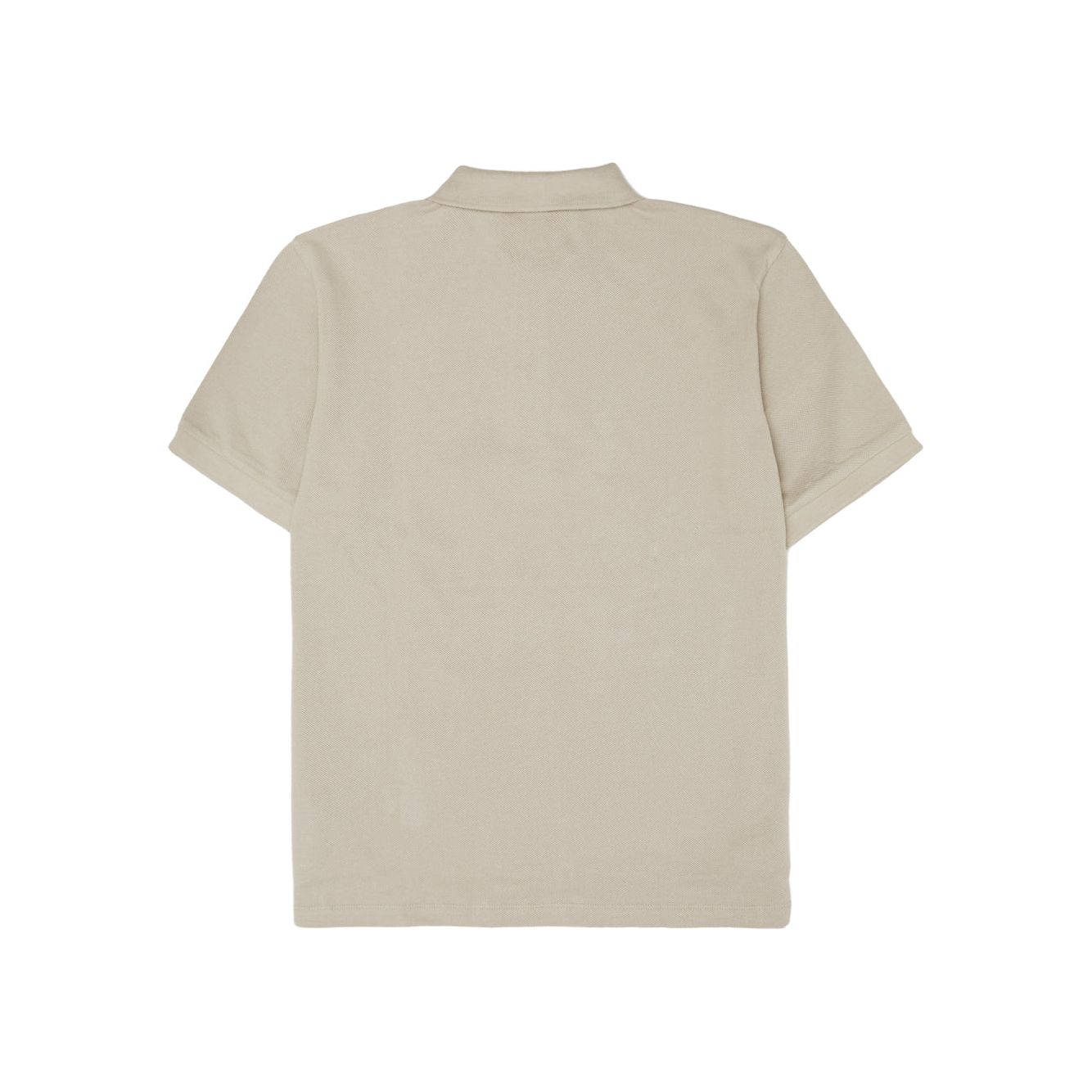 Burberry Pale Stone Cotton Collared Polo Shirt Elegance