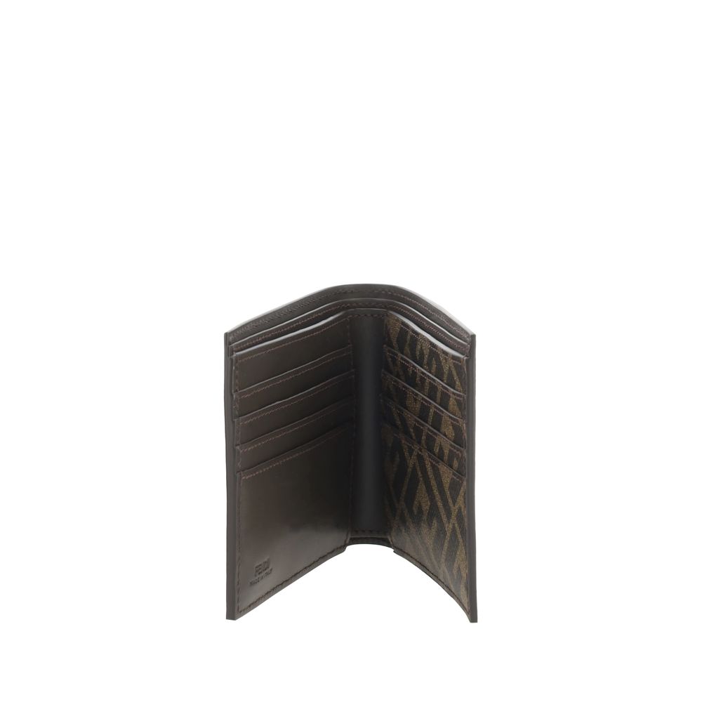 Fendi Black Premium Leather Wallet in Timeless Design