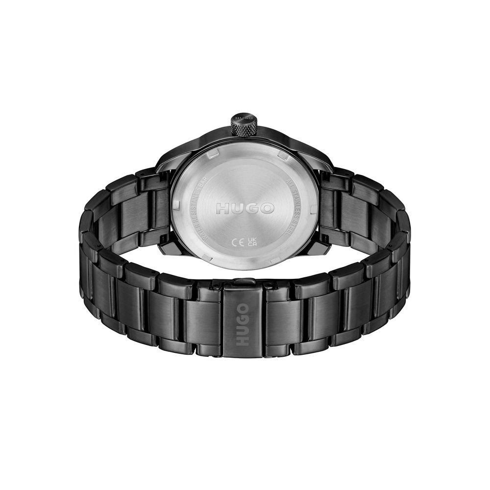 Hugo Boss Black Stainless Steel Watch for Timeless Elegance