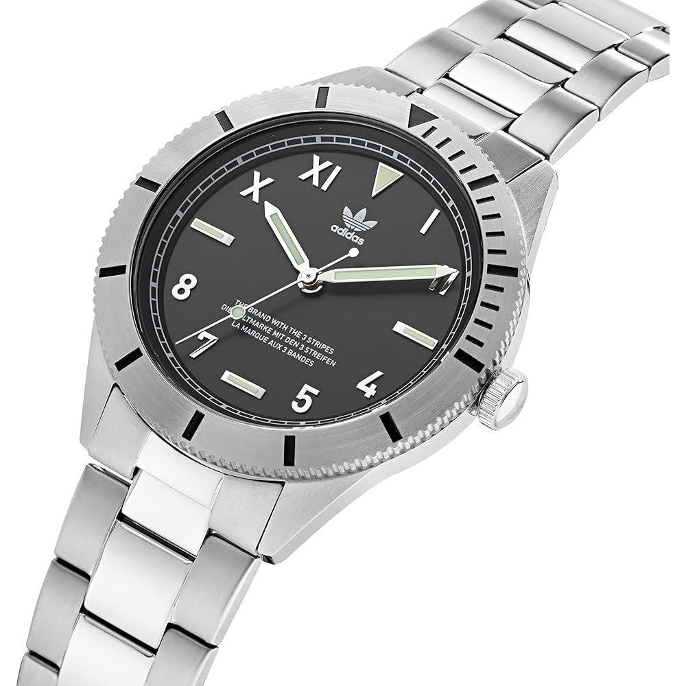Adidas Gray Stainless Steel Watch for Timeless Elegance