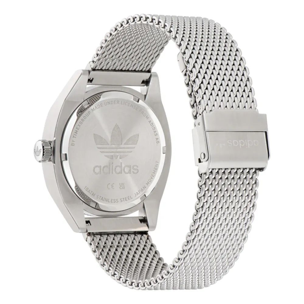 Adidas Gray Stainless Steel Watch for Timeless Elegance