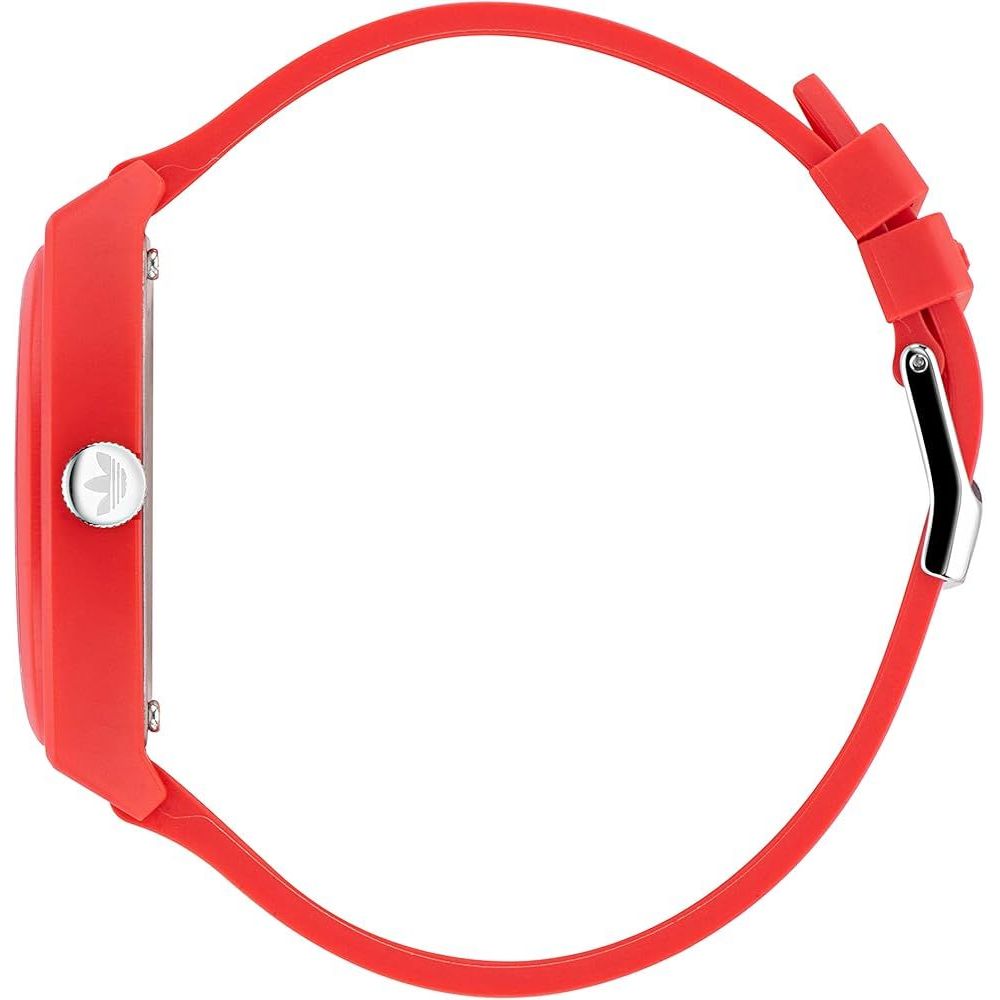 Adidas Red Silicone Watch - Bold Elegance Redefined