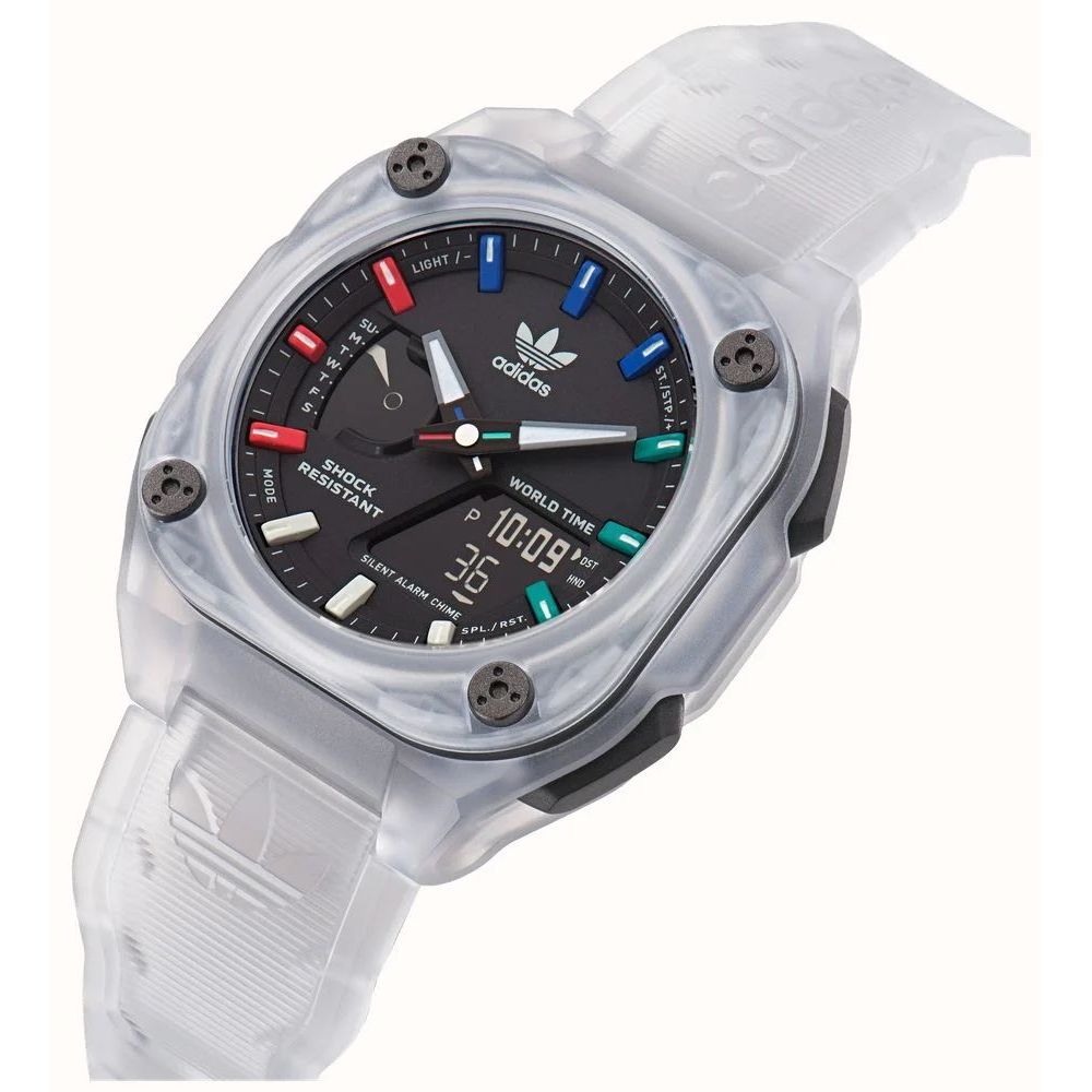 Adidas Transparent Silicone Watch - Modern Minimalist Elegance