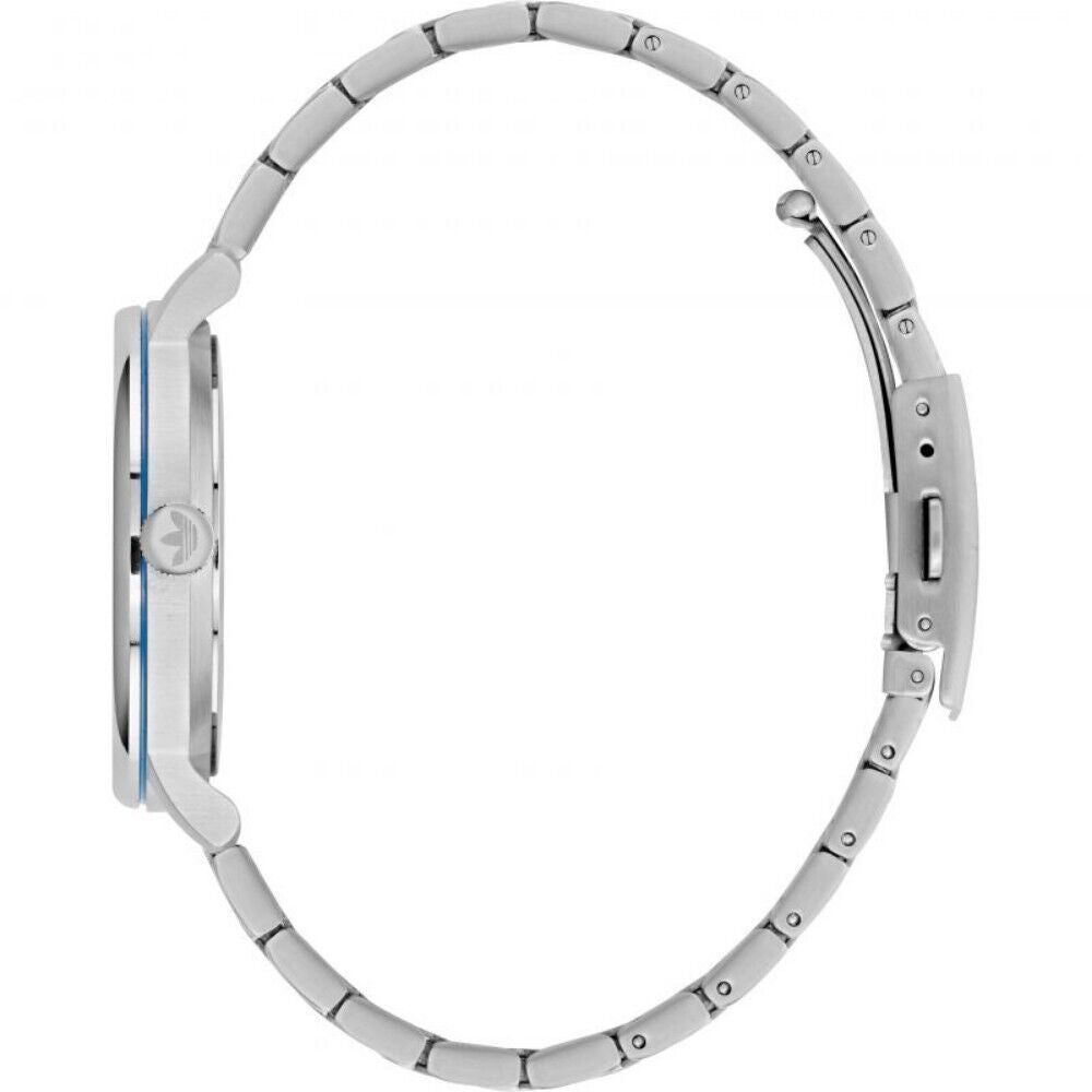 Adidas Gray Stainless Steel Watch with Timeless Elegance
