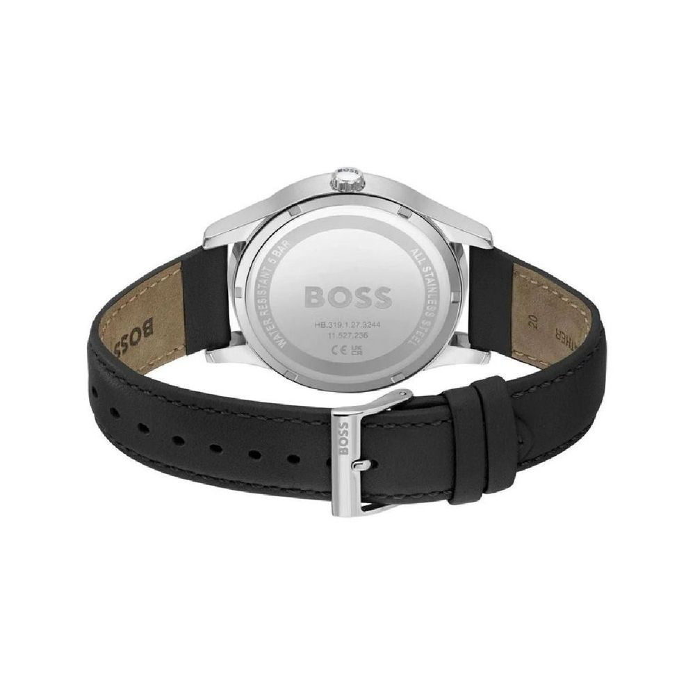 Hugo Boss Black Leather Watch: Timeless Elegance Redefined