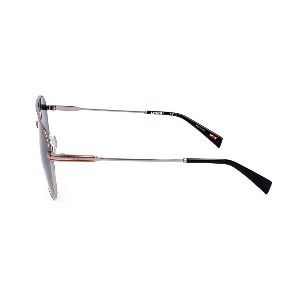 Levi's Gray Stainless Steel Sunglasses for Effortless Elegance