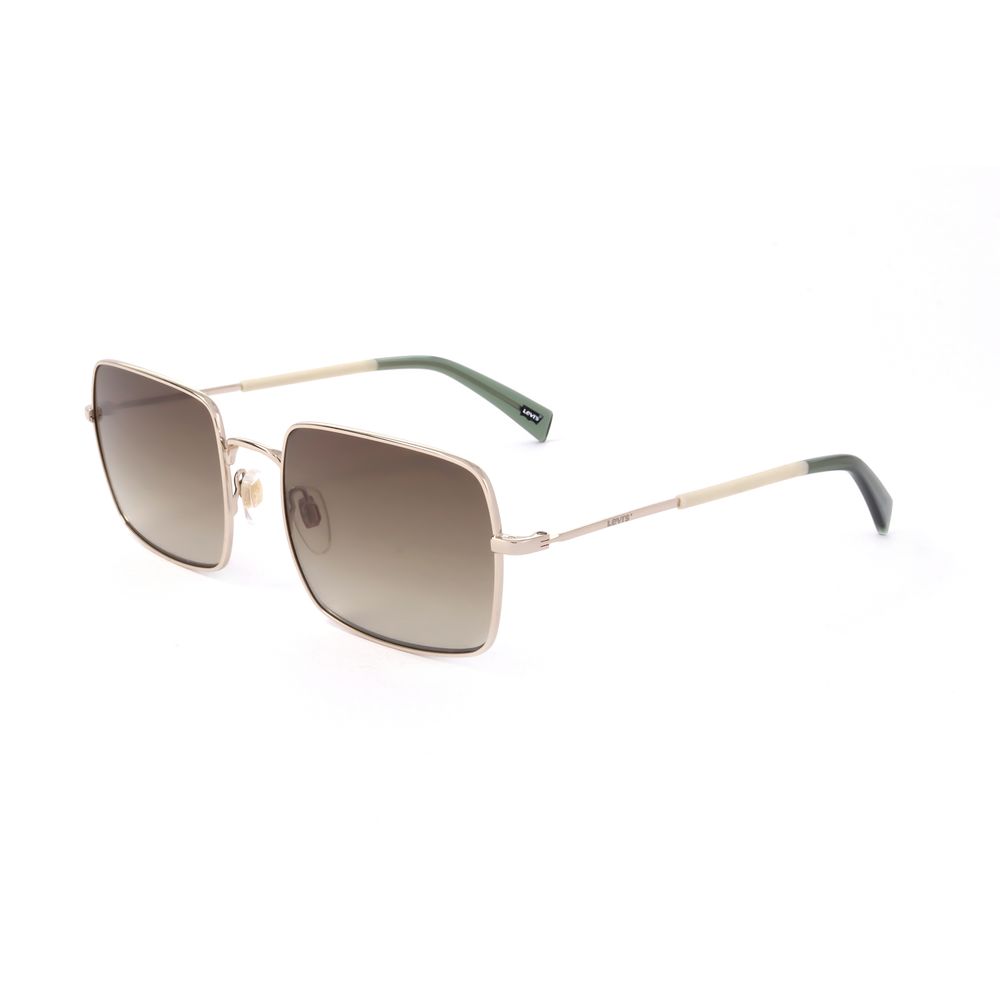 Levi's Gold Stainless Steel Sunglasses for Timeless Elegance