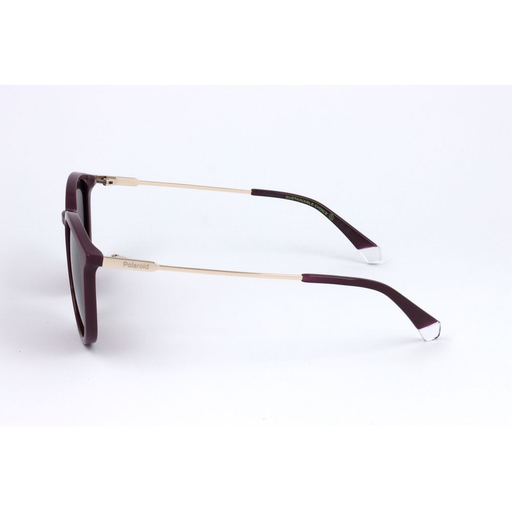 Polaroid Purple Resin Sunglasses for Effortless Elegance
