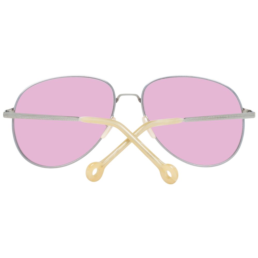 Hally & Son Gold Metal Sunglasses with Timeless Elegance and Style