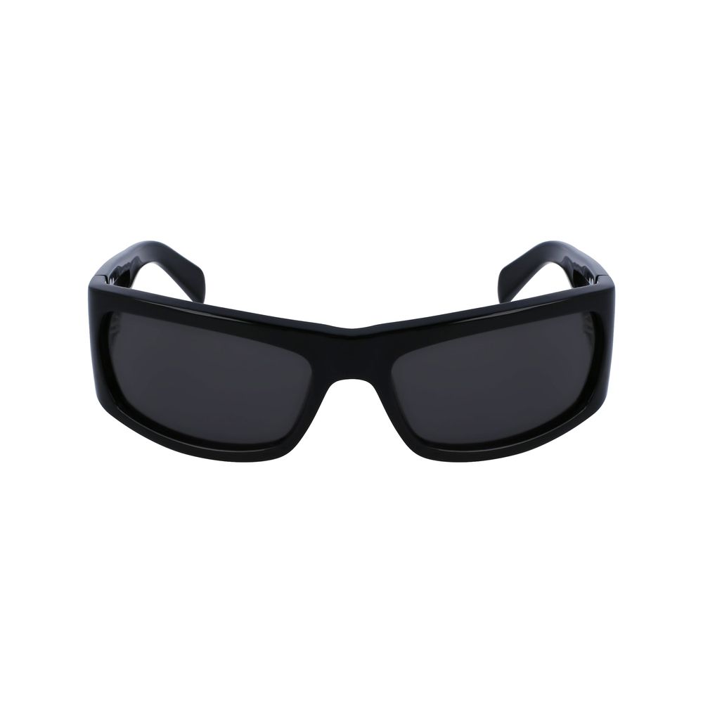 Ferragamo Black Acetate Sunglasses for Elevated Style