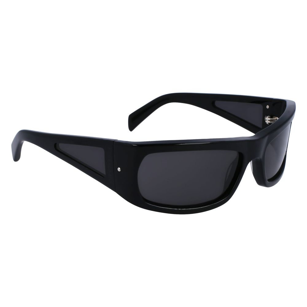 Ferragamo Black Acetate Sunglasses for Elevated Style