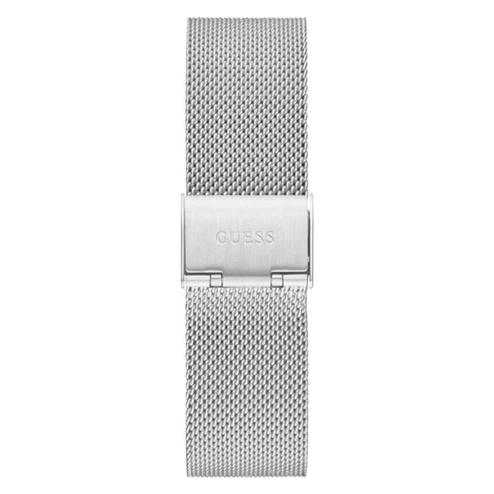 Guess Gray Stainless Steel Watch with Elegant Design