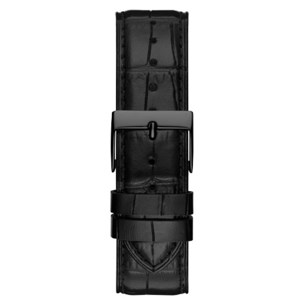 Guess Black Leather Watch - Timeless Elegance Redefined