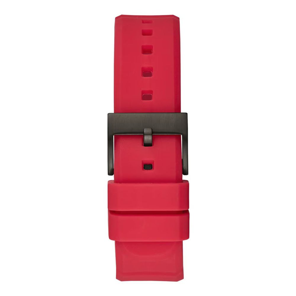 Guess Red Silicone Watch - Bold Elegance Redefined
