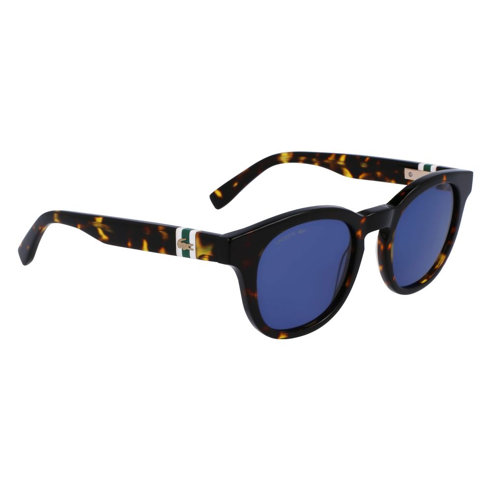 Lacoste Brown Acetate Sunglasses for Timeless Elegance