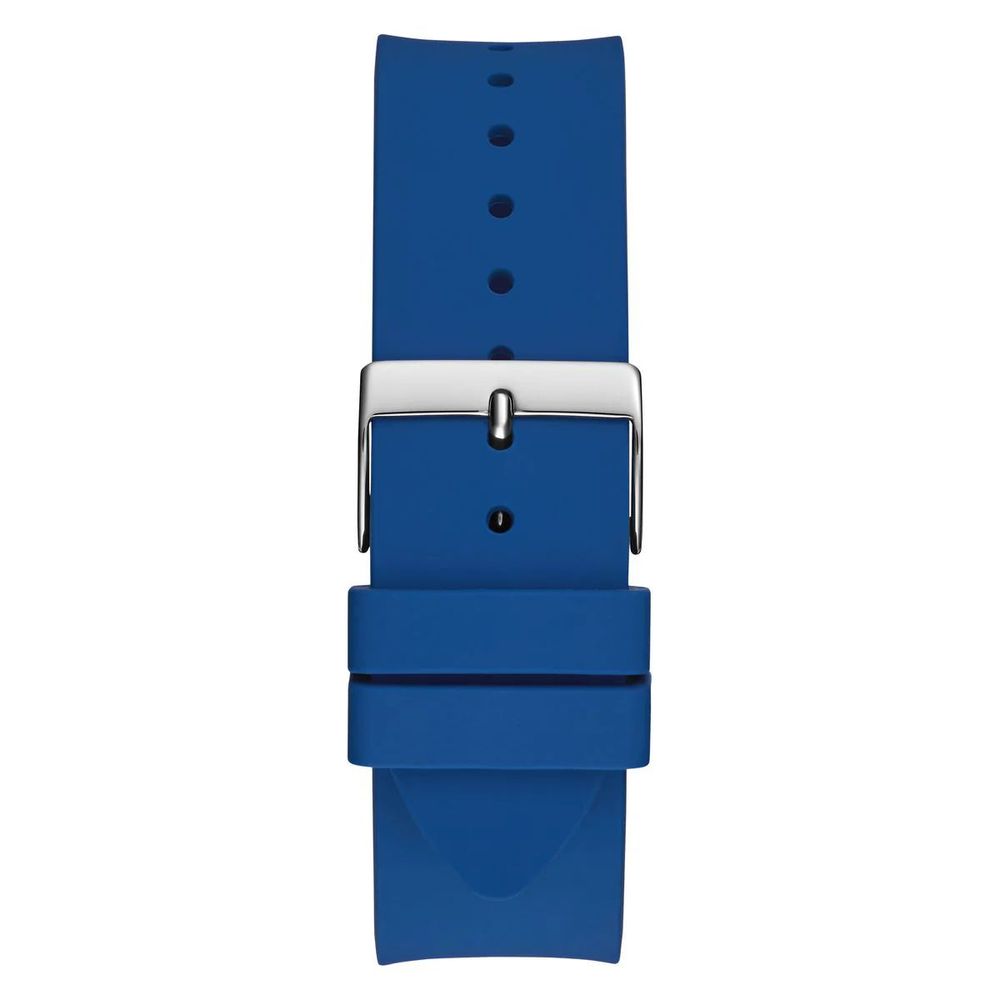 Guess Blue Silicone Watch - Elegant Timepiece for Sophisticated Style