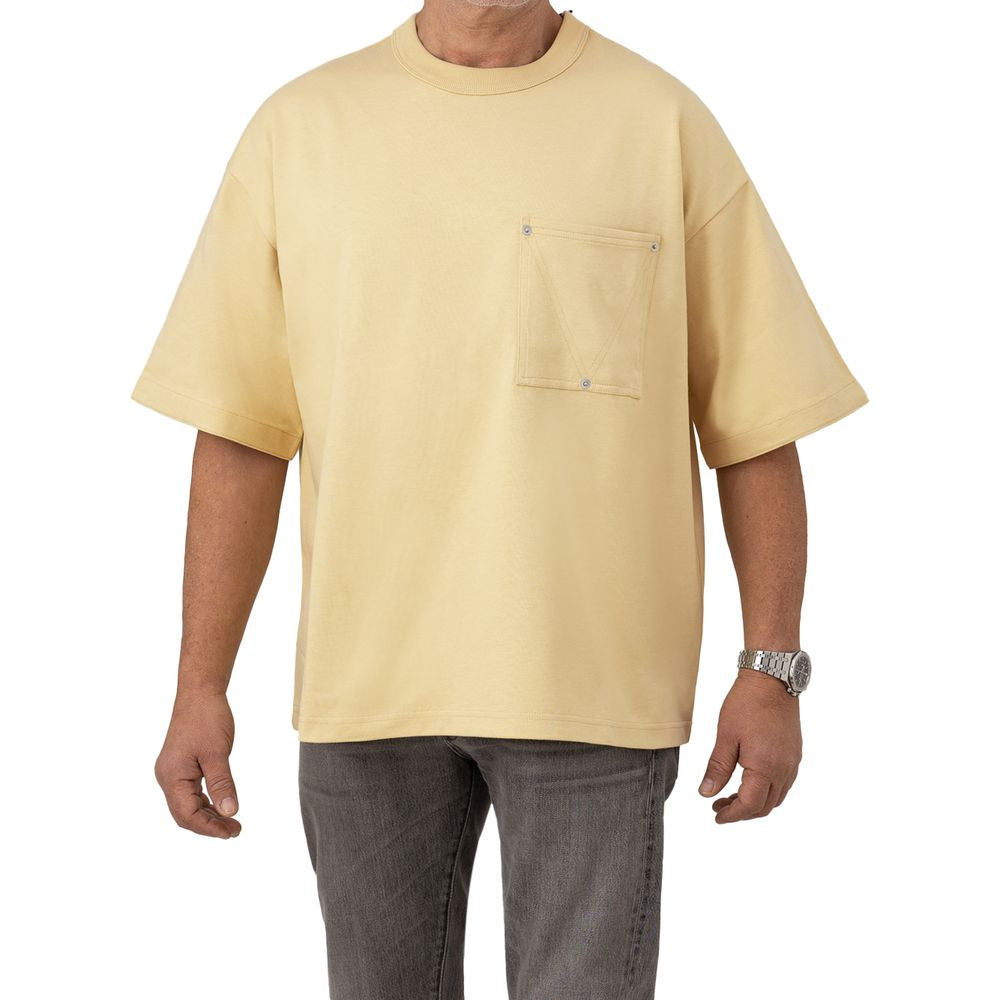 Bottega Veneta Beige Cotton T-Shirt for Effortless Elegance