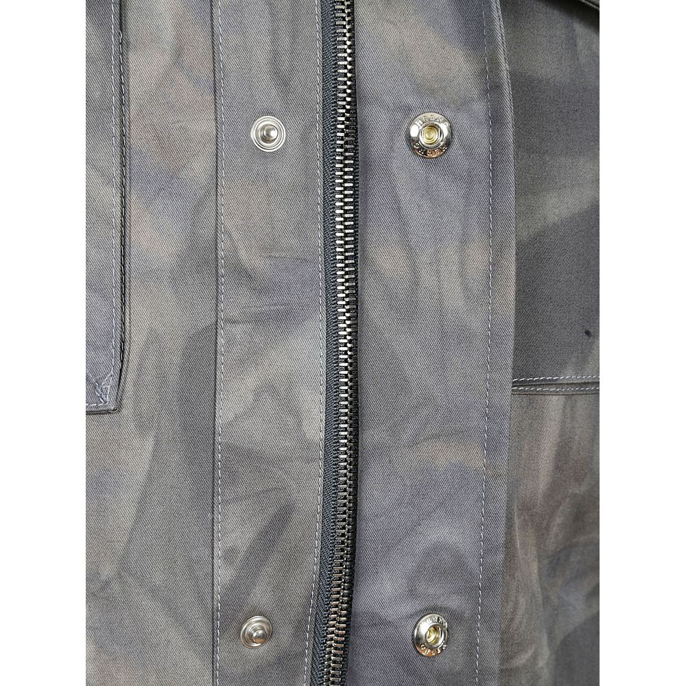 Herno Army Green Cotton Jacket with Contemporary Camouflage Design