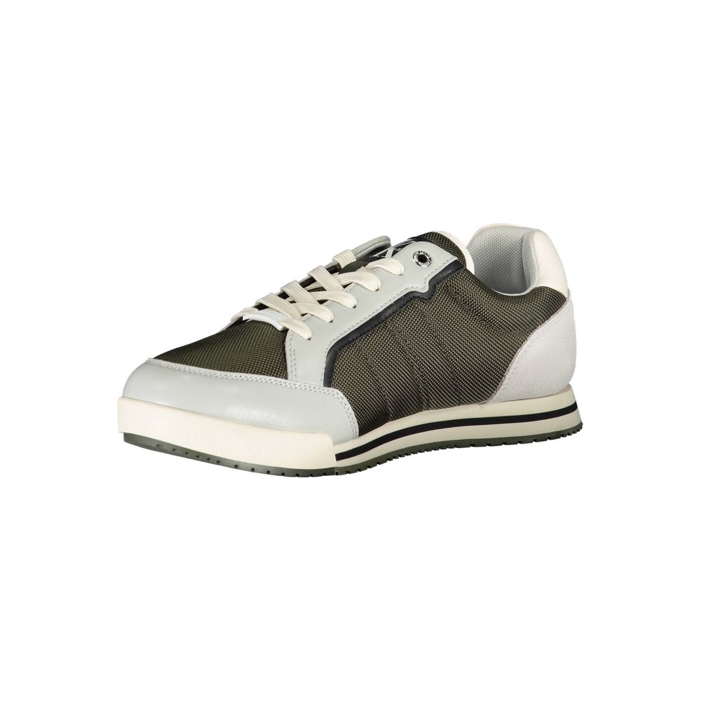 Calvin Klein Green Canvas Casual Sneaker for Elevated Style