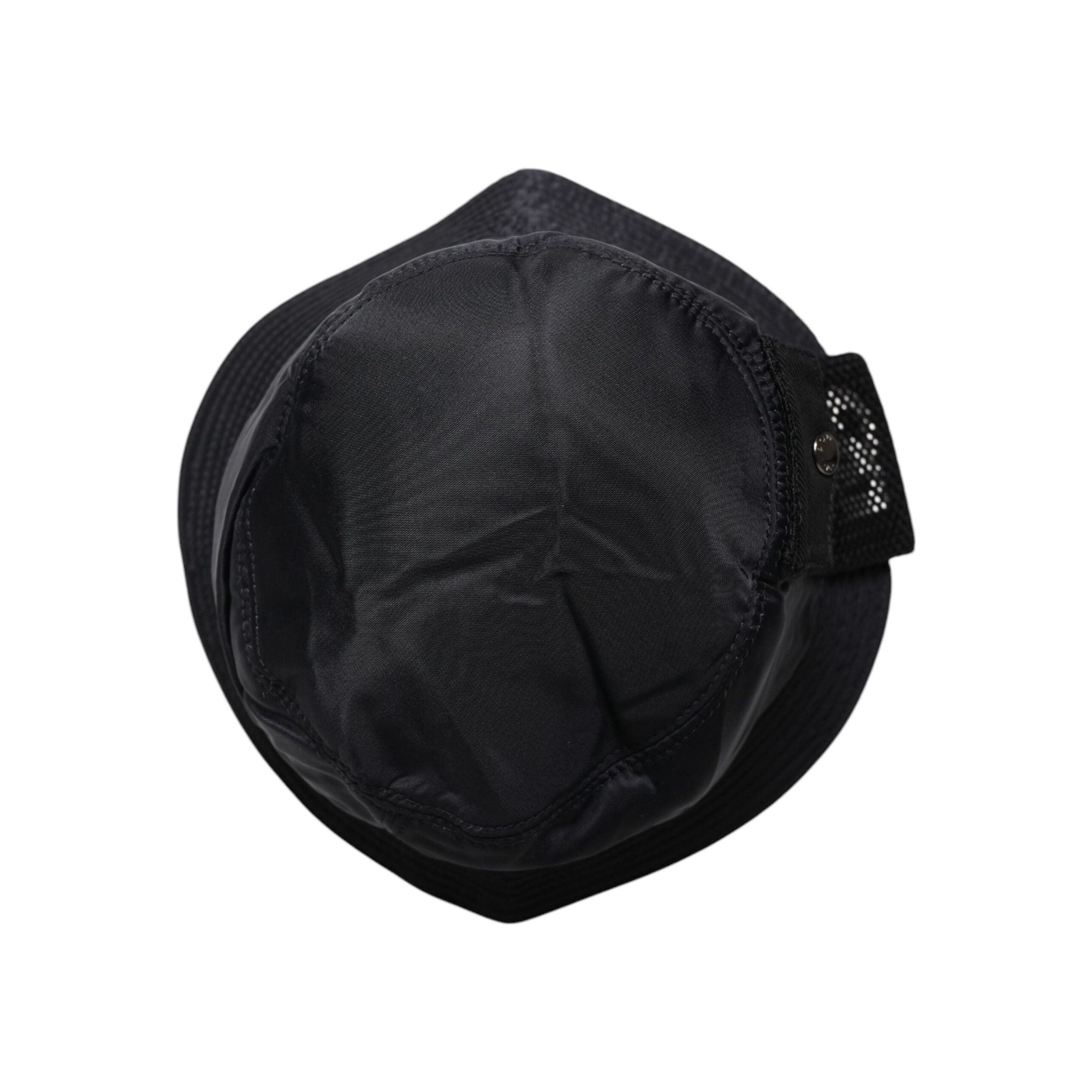 Dolce & Gabbana Black Cotton Stretch Bucket Hat