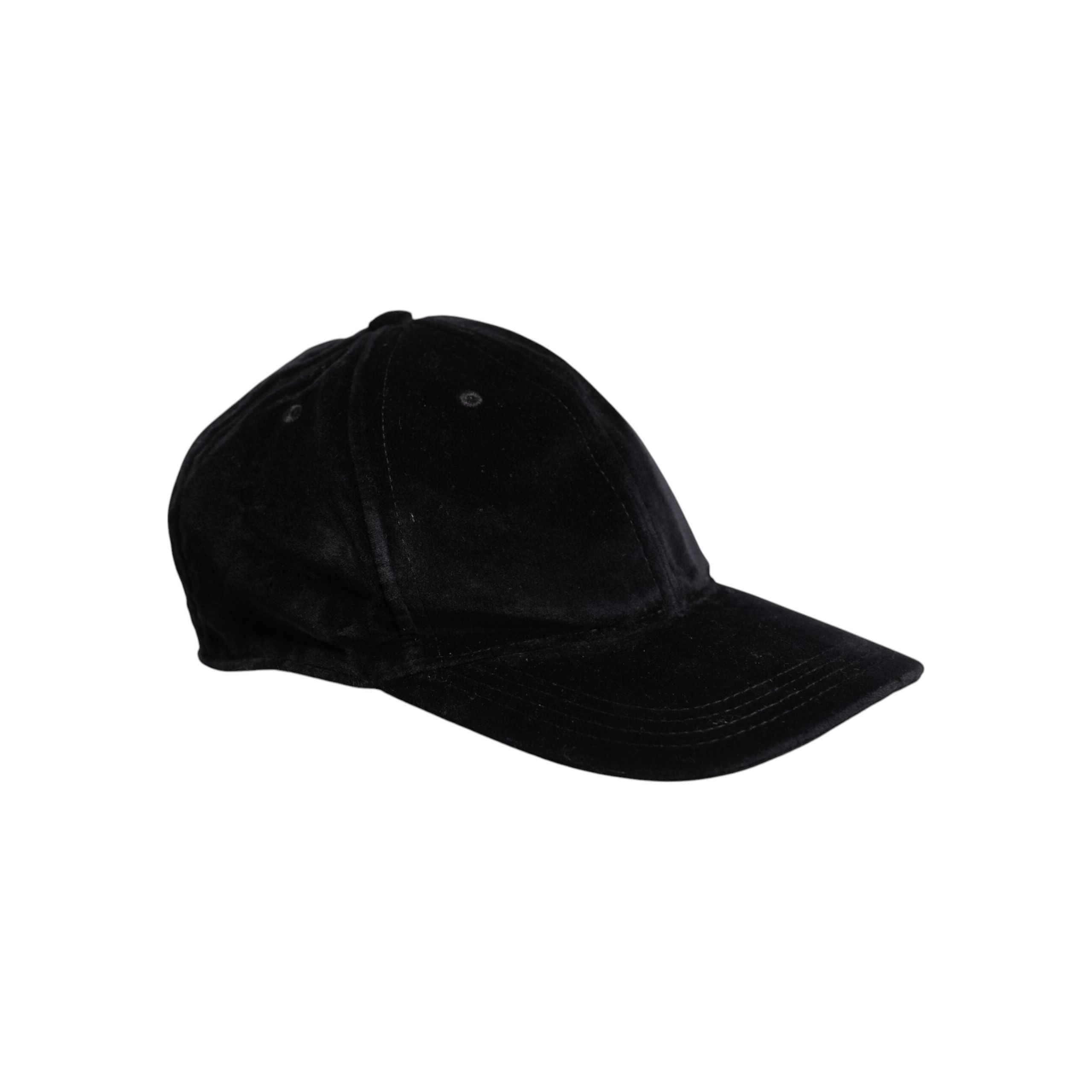 Dolce & Gabbana Black Cotton 6 Panels Baseball Cap Elegance