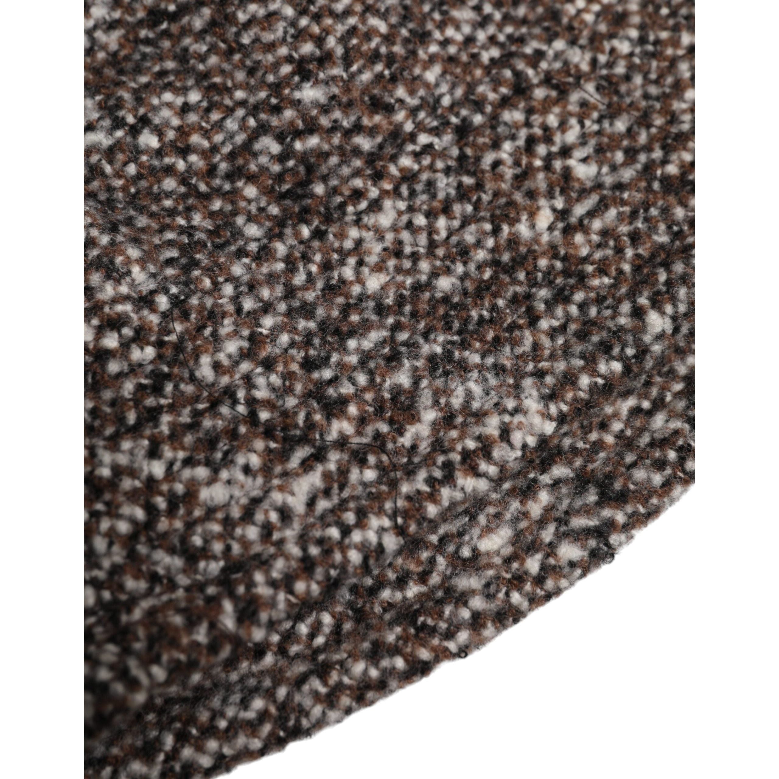 Dolce & Gabbana Brown Alpaca Wool Woven Bucket Hat