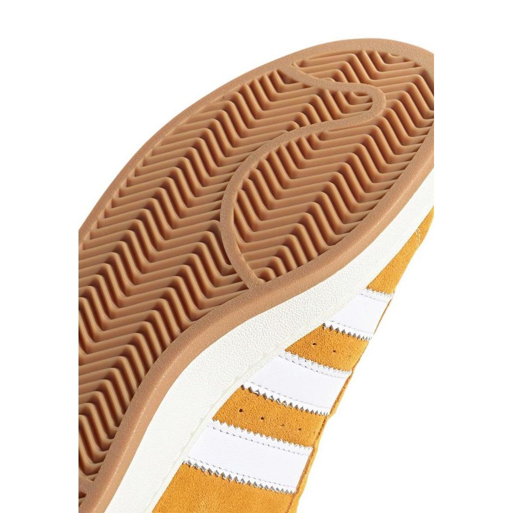 Adidas Orange Suede Leather Sneaker for Elevated Style