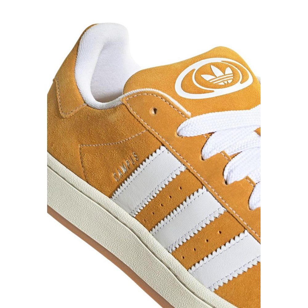 Adidas Orange Suede Leather Sneaker for Elevated Style