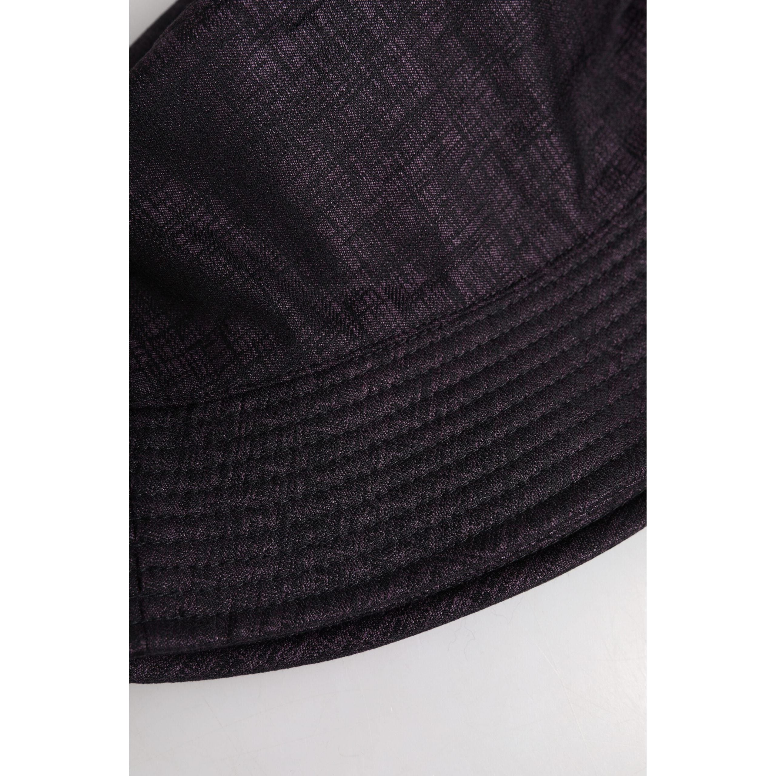 Dolce & Gabbana Black Wide Brim Nylon Bucket Hat
